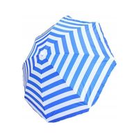 Strandparasols blauw/wit 165 cm   -