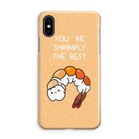 You're Shrimply The Best: iPhone XS Max Volledig Geprint Hoesje - thumbnail