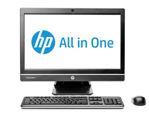 HP Compaq Pro 6300 54,6 cm (21.5") 1920 x 1080 Pixels Derde generatie Intel® Core™ i3 4 GB DDR3-SDRAM 500 GB HDD Windows 7 Professional Zwart