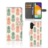 Samsung Galaxy A04s | Samsung Galaxy A13 5G Book Cover Ananas - thumbnail