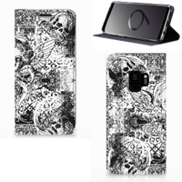 Mobiel BookCase Samsung Galaxy S9 Skulls Angel - thumbnail