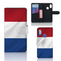 Xiaomi Mi A2 Lite Bookstyle Case Nederlandse Vlag - thumbnail