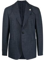 Lardini blazer à simple boutonnage - Bleu - thumbnail