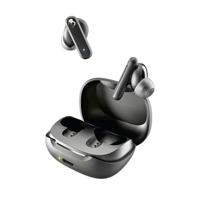 Skullcandy Smokin' Buds, draadloze oordopjes met Supreme Sound, 50% gerecycled plastic en microfoon, 20 uur accuduur, oordopjes met Bluetooth voor iPhone, Android enzovoort – Zwart