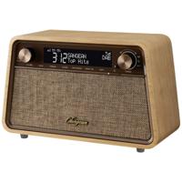 Sangean Premium Wooden Cabinet WR-201 Radio DAB+, FM DAB+, Bluetooth, AUX, FM Wekfunctie Hout