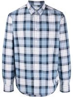 Woolrich chemise en coton à motif tartan - Bleu