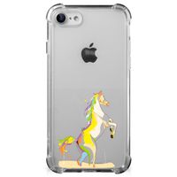 iPhone SE 2022/2020 | iPhone 8/7 Stevig Bumper Hoesje Horse Color