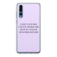 Regenboog: Huawei P20 Pro Transparant Hoesje - thumbnail