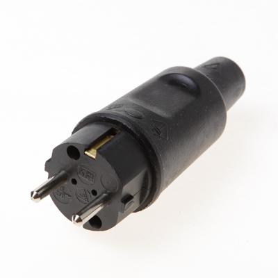 Kopp 179516054 elektrische stekker Type F Zwart 2P