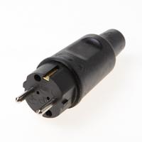 Kopp 179516054 elektrische stekker Type F Zwart 2P