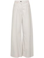 Arma pantalon Catania en cuir - Gris