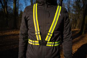 Lynx Reflectie harnas unisex geel maat onesize