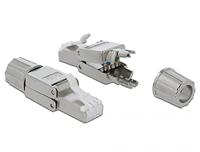 Delock RJ45 stekker Cat.6A STP zonder gereedschap