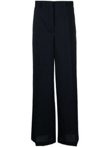 Nº21 pantalon de tailleur à fines rayures - Bleu