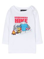 DSQUARED2 KIDS t-shirt en coton à logo imprimé - Blanc