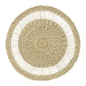 Ronde placemat zeegras naturel 38 cm   -