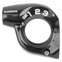 Shimano Afdekkap SL-3S35 Nexus 3 polypropyleen zwart/wit - thumbnail