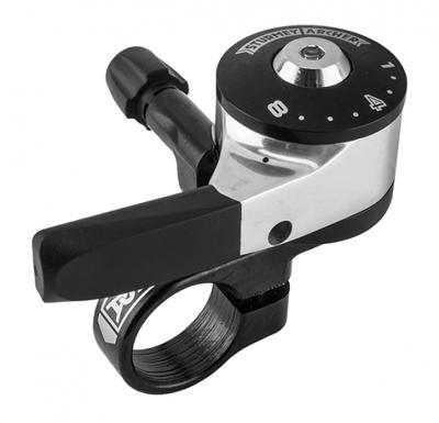 Sturmey Archer duimversteller HSJ204 8S aluminium zilver/zwart