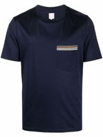 Paul Smith t-shirt à poche poitrine - Bleu