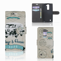 LG K10 2015 Telefoonhoesje met foto Retro VW Bus