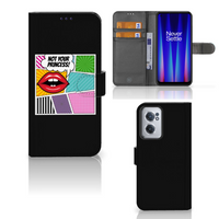 OnePlus Nord CE 2 Wallet Case met Pasjes Popart Princess - thumbnail