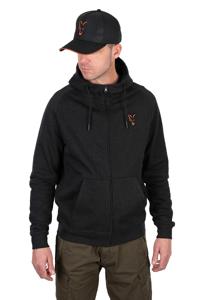 Fox Collection Lightweight Hoody Black & Orange Small