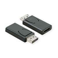 Value 12.99.3158 Adapter [1x DisplayPort stekker - 1x HDMI-bus] Zwart - thumbnail