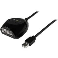 StarTech.com 15 m USB 2.0 actieve kabel met 4-poorts hub