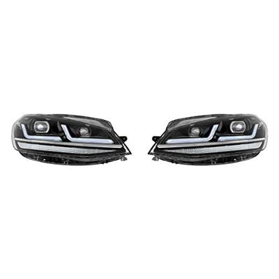 OSRAM LEDHL109-BK LHD LEDriving LED-koplampen voor VW Golf 7.5, Golf VII Facelift, Black Edition, halogeenvervanger