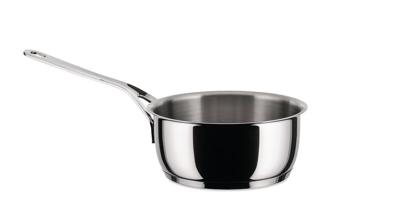 Alessi Steelpan Pots&Pans - AJM105/16 - ø 16 cm / 2 Liter - door Jasper Morrison
