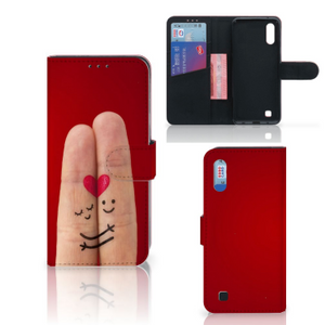 Samsung Galaxy M10 Wallet Case met Pasjes Liefde - Origineel Romantisch Cadeau