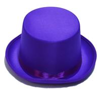 Rubie's Hoge Hoed Unisex Paars