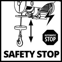 Einhell 2255160 Elektrische kabeltakel Draagkracht (met keerschijf) 999 kg Draagkracht (zonder keerschijf) 500 kg - thumbnail