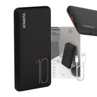 Romoss PSP10 Power Bank 10000mAh - 2xUSB - Zwart - thumbnail