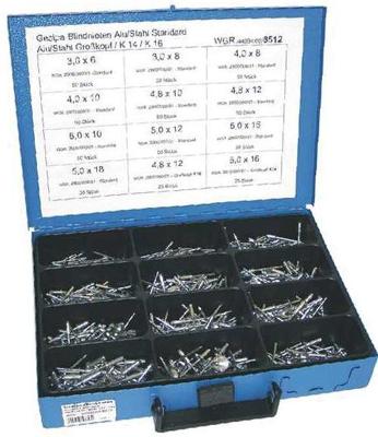 GESIPA popnagel assortiment sort. bliend rivets alu/steel