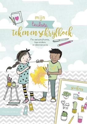 Mijn leukste teken- en schrijfboek - Marieke ten Berge - Hardcover (9789043529051)