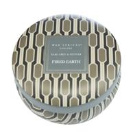 Wax Lyrical Fired Earth Candle Tin Earl Grey & Vetivert