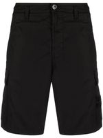 Stone Island short cargo à patch Compass - Noir