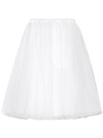 Black Comme Des Garçons jupe mi-longue à taille haute - Blanc