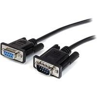 StarTech.com BLACK DB9 SERIAL CABLE M/F 3m Black Straight Through DB9, MXT1003MBK