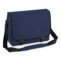 BagBase Kruis Lichaam Gewatteerd Strap Messenger - Unisex schoolwerk schoudertas - Franse marine