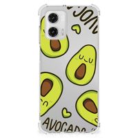 Motorola Moto G73 Stevig Bumper Hoesje Avocado Singing