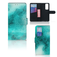 Hoesje OPPO Find X3 Neo 5G Painting Blue - thumbnail