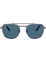 Ray-Ban lunettes de soleil Frank II Titanium à monture pilote - Argent