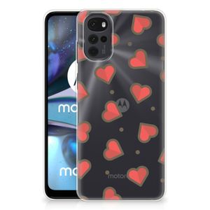 Motorola Moto G22 TPU bumper Hearts