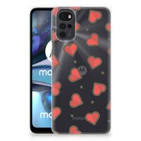 Motorola Moto G22 TPU bumper Hearts - thumbnail