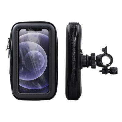 Shop4 - iPhone 12 Fietshouder Stuur Spatwaterdicht Zwart