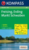 Wandelkaart 183 Freising - Erding - Markt Schwaben | Kompass - thumbnail