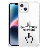 Apple iPhone 14 Plus Anti Shock Case Finger Don't Touch My Phone