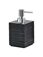 Gedy Quadrotto Square Countertop zeepdispenser, zwart